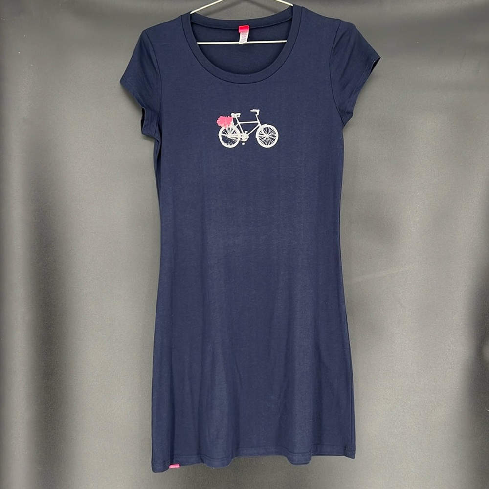 TERRY T-SHIRT DRESS MADE IN USA‎